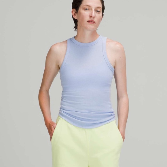 NWT Lululemon Hold Tight Tank - Linen Blue - Size 4 - Picture 1 of 4